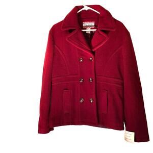 Che Bella Red Polyester Jacket. M